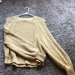 A long sleeve sweater